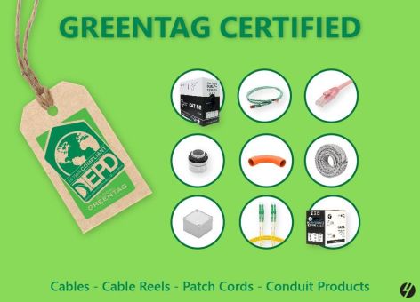 4Cabling receives certification from Global GreenTag 