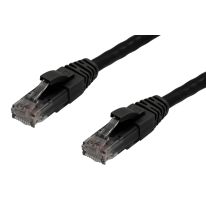 0.75m Cat 6 Ethernet Network Cable: Black