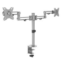 Monitor Bracket | Double Aluminium Articulating Monitor Bracket