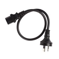 0.5m IEC C13 10A Power Cable | Black  