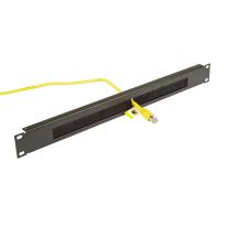 4Cabling 1RU 19" Brush Panel