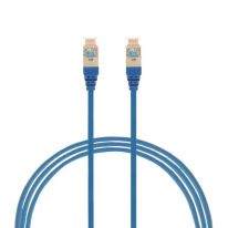 0.75m CAT6A RJ45 S/FTP THIN LSZH 30 AWG Network Cable | Blue