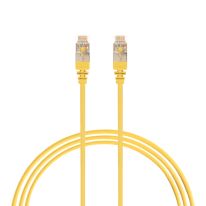 1.5m CAT6A RJ45 S/FTP THIN LSZH Network Cable | Yellow
