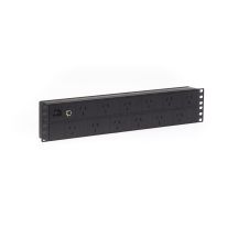2RU 12 Way GPO Horizontal Rack Mount PDU Power Rail