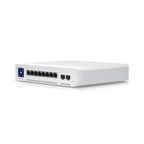 Ubiquiti UniFi USW-Enterprise-8-PoE | UniFi Switch Enterprise 8 Port PoE+ 8x2.5GbE 2x 10g SFP+ Ports, Managed Layer 3 Switch