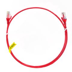 1m CAT6 Ultra Thin LSZH Ethernet Network Cable | Red