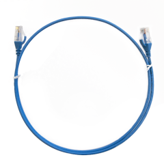 0.15m CAT6 Ultra Thin LSZH Ethernet Network Cable | Blue