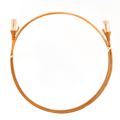 0.5m CAT6 Ultra Thin LSZH Ethernet Network Cable | Orange