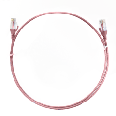 CAT6 Ultra Thin LSZH Ethernet Network Cable | Pink