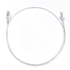 1m CAT6 Ultra Thin LSZH Ethernet Network Cable | White