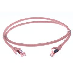 2m CAT6A S/FTP LSZH Ethernet Network Cable | Pink