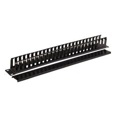 24 Slot 1RU Cable Rail 