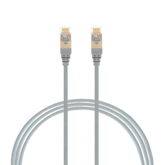 1m CAT6A RJ45 S/FTP THIN LSZH Network Cable | Grey