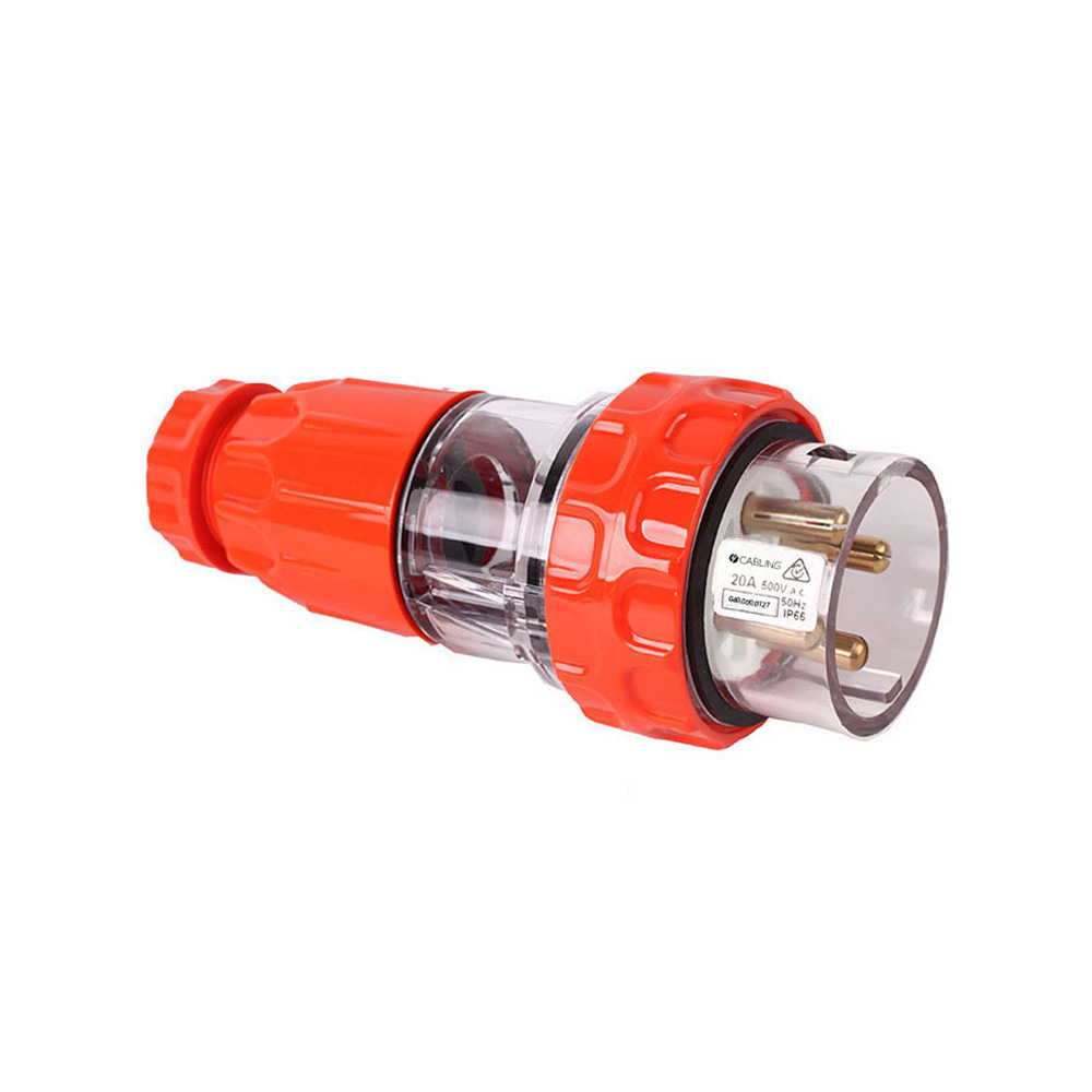 4Cabling Industrial Electrical Range Straight Plugs