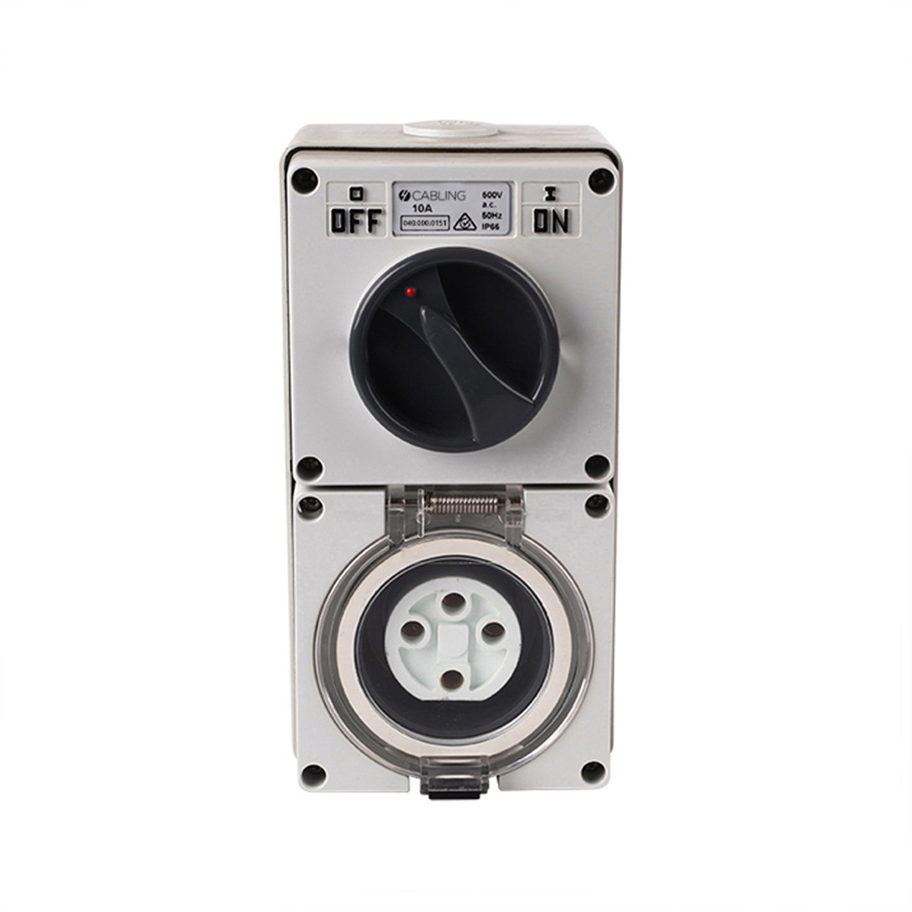 4Cabling Industrial Electrical Range Combination Switched Sockets